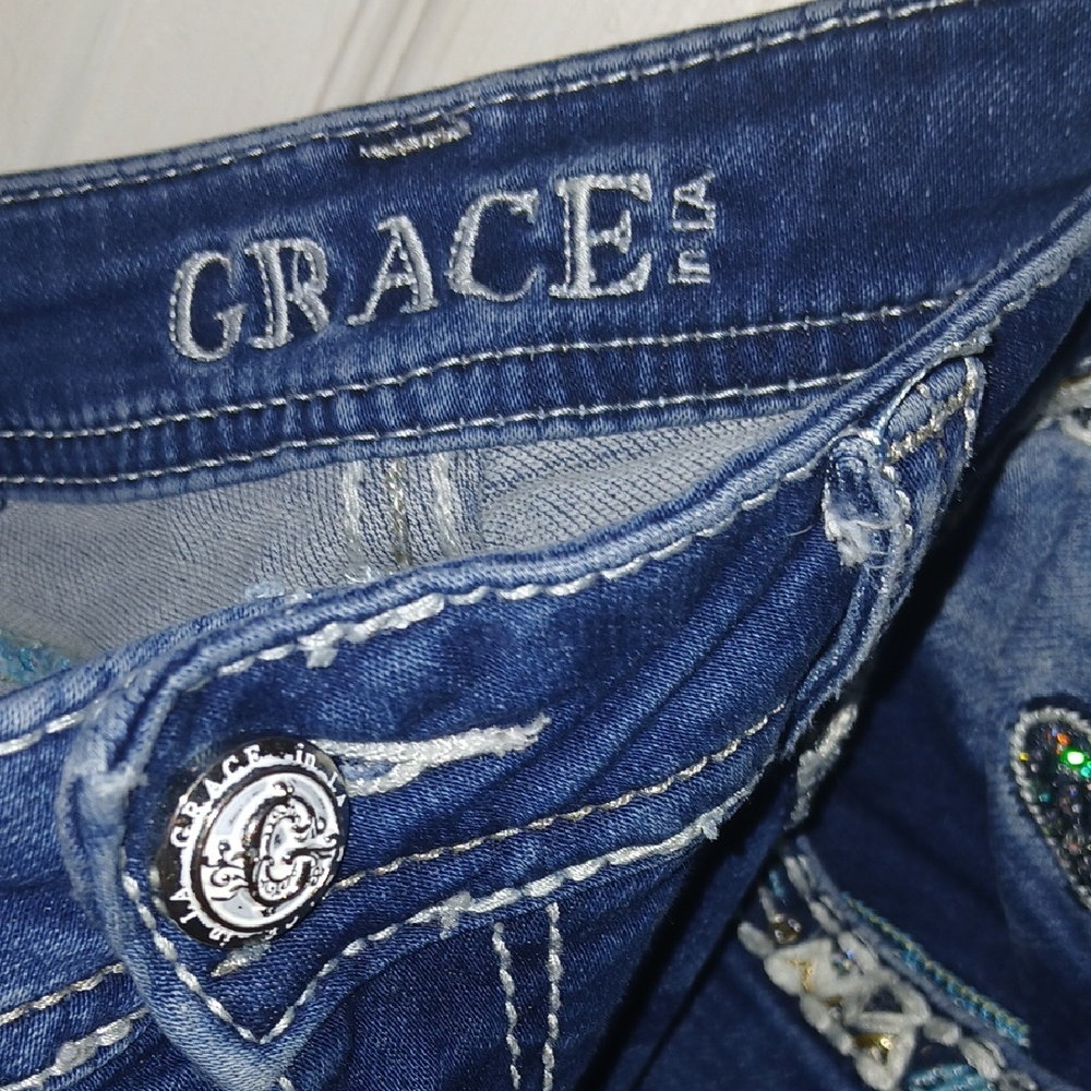 Grace LA  Blue Jeans - Picture 11 of 13